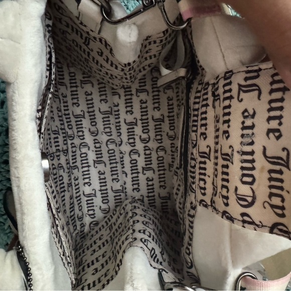 NEW! Juicy Couture Velour Extra Spender Tote Bag Crossbody Black Liquorice NWT - Picture 13 of 13